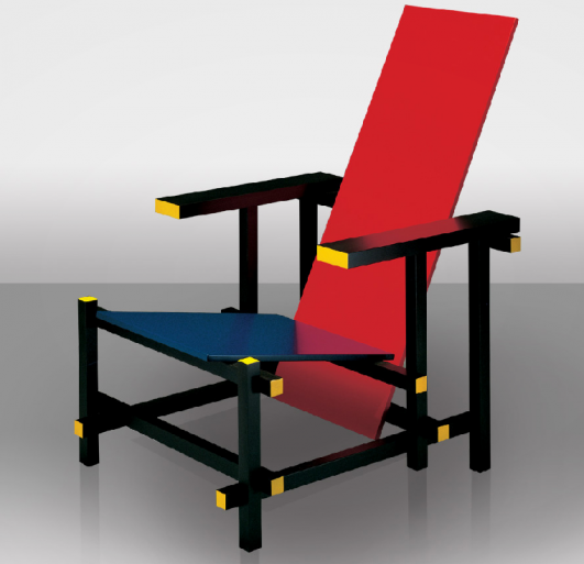 Red and Blue - Gerrit Rietveld